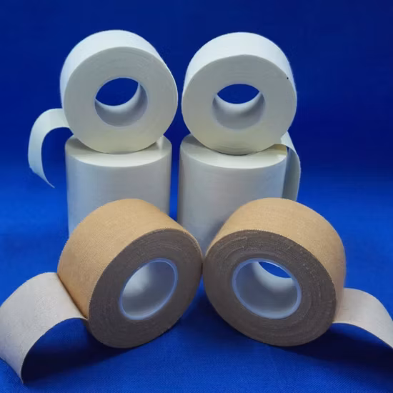 外科用絆創膏 アスレチック スポーツ テープ スポーツ傷害用の強力な硬質ストラップ テープ 酸化亜鉛絆創膏 ブリキパッケージ用酸化亜鉛テープ